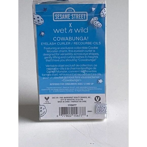 Wet N Wild Sesame Street Cookie Monster Eyelash Curler Limited Edition NEW - Picture 6 of 10